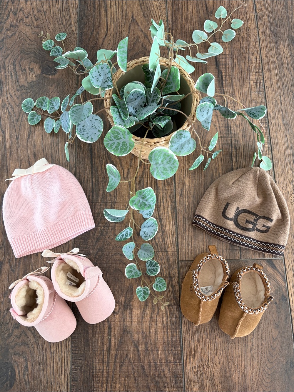 NWOT UGG Hat and Boot Baby Bundle